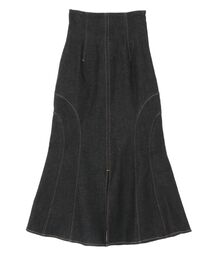 LAGUNAMOON | カーブパネルマーメイドデニムスカート(デニムスカート)