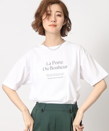 grove | 夏に嬉しい！ひんやりロゴプリント半袖Tシャツ(Tシャツ/カットソー)