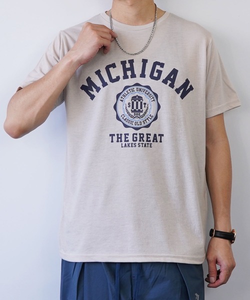 GGD SELECT(ジージーディー セレクト)の「ロゴプリントTシャツ(Tシャツ/カットソー・メンズ・ホワイト/ブラック/カーキ/ピンク/ターコイズブルー/イエロー/インディゴブルー/ブルー/グリーン/アイボリー/ミント/クリアブラック/ライトカーキ/ナチュラル/ライトブラック/ホワイト系2/ホワイト系3/ホワイト系4/ブラック系2/ブラック系3/ブラック系4/グリーン系2/ブルー系2/パープル・LL/M/L)」の13枚目の写真