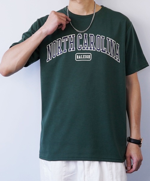 GGD SELECT(ジージーディー セレクト)の「ロゴプリントTシャツ(Tシャツ/カットソー・メンズ・ホワイト/ブラック/カーキ/ピンク/ターコイズブルー/イエロー/インディゴブルー/ブルー/グリーン/アイボリー/ミント/クリアブラック/ライトカーキ/ナチュラル/ライトブラック/ホワイト系2/ホワイト系3/ホワイト系4/ブラック系2/ブラック系3/ブラック系4/グリーン系2/ブルー系2/パープル・LL/M/L)」の15枚目の写真