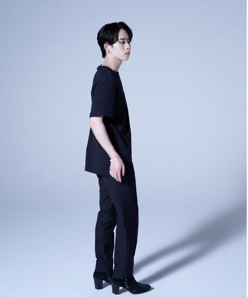 AROUND FLAVA（アラウンドフラバ）の「loose fit spangles logo T / ルーズフィット スパンコール ロゴTシャツ（Tシャツ/カットソー・メンズ・ブラック/ホワイト・MEDIUM/SMALL/LARGE）」の17枚目の写真