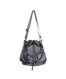 【recomend selection/セレクト】double pocket drawstring bag ダブルポケット巾着 2way バッグ