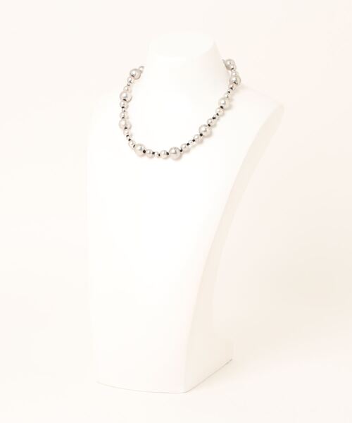 MOUSSY(マウジー)の「MIX BALL ネックレス(ネックレス・レディース・シルバー・FREE)」の6枚目の写真