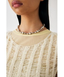 MOUSSY | MIX BALL ネックレス(ネックレス)