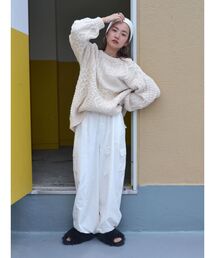 Ungrid | ナイロン混ミリタリールーズパンツ(その他パンツ)
