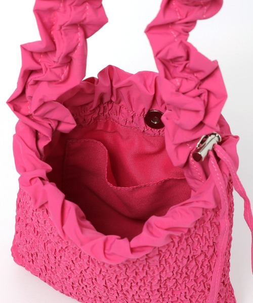 LOWRYS FARM（ローリーズファーム）の「シャーリングミニショルダー　 971090（ショルダーバッグ・レディース・ブラック/ピンク/アイボリー/ブルー/ホワイト系その他/ブラック系その他/ブラック系その他2・FREE）」の14枚目の写真