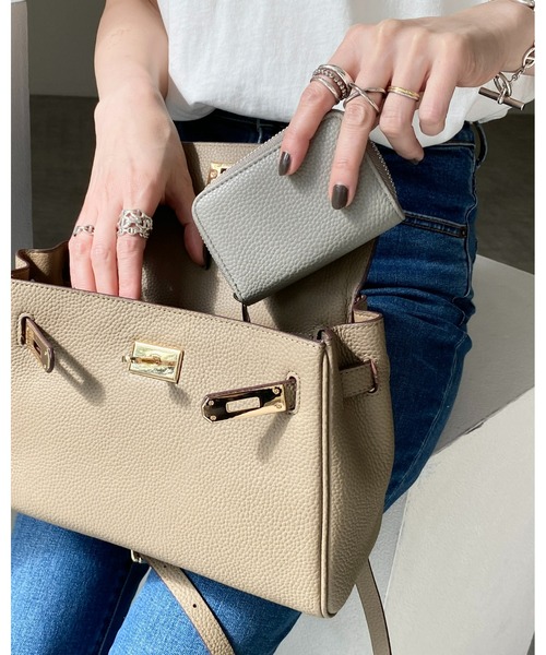 She's Closet(シーズクローゼット)の「スキミング防止蛇腹じゃばらカードケース/ラウンドファスナー二つ折りミニ財布(カードケース・レディース・グレー系その他/ブルー系その他/ピンク系その他/ブラック系その他/グレー/パープル/ブルー/ベージュ/ブラック・FREE)」の11枚目の写真