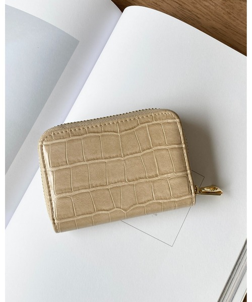 She's Closet(シーズクローゼット)の「スキミング防止蛇腹じゃばらカードケース/ラウンドファスナー二つ折りミニ財布(カードケース・レディース・グレー系その他/ブルー系その他/ピンク系その他/ブラック系その他/グレー/パープル/ブルー/ベージュ/ブラック・FREE)」の15枚目の写真