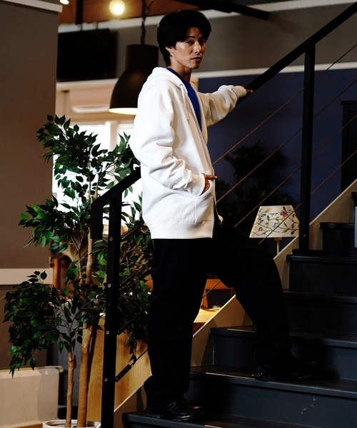 THE NORTH FACE（ザノースフェイス）の「THE NORTH FACE/ザ・ノース・フェイス SQUARE LOGO F/Z ジップアップパーカー ブランドロゴ 刺繍 ワンポイント NT62349（パーカー・メンズ・ミックスグレー/ネイビー/ベージュ/ブラック/ダークカーキ/ホワイト・M/XL/S/L）」の21枚目の写真