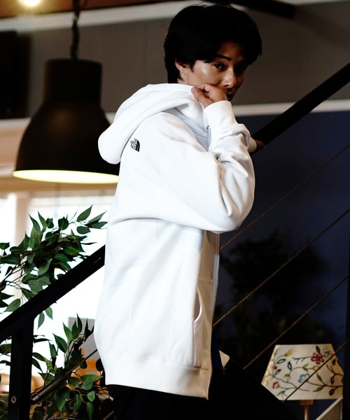 THE NORTH FACE（ザノースフェイス）の「THE NORTH FACE/ザ・ノース・フェイス SQUARE LOGO F/Z ジップアップパーカー ブランドロゴ 刺繍 ワンポイント NT62349（パーカー・メンズ・ミックスグレー/ネイビー/ベージュ/ブラック/ダークカーキ/ホワイト・M/XL/S/L）」の17枚目の写真