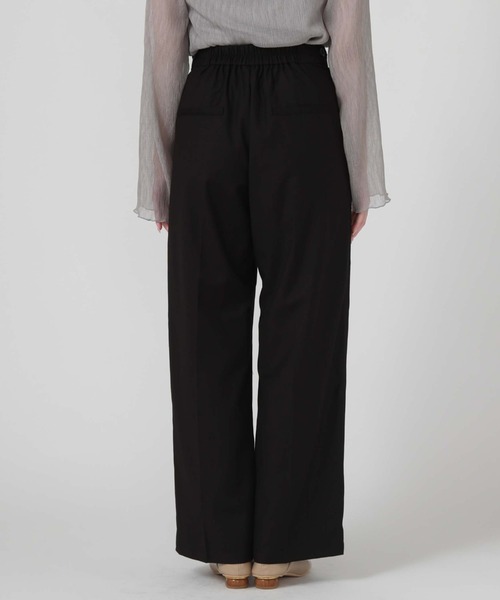 archives（アルシーヴ）の「サイドタブストレートパンツ（その他パンツ・レディース・ブラウン/ブラック/アイボリー/グリーン・MEDIUM）」の5枚目の写真