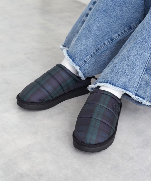 w closet（ダブルクローゼット）の「パテッドサンダル（サンダル・レディース・ドット/ホワイト系/ピンク/チェック/ブラック・M/L）」の16枚目の写真