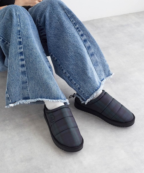 w closet（ダブルクローゼット）の「パテッドサンダル（サンダル・レディース・ドット/ホワイト系/ピンク/チェック/ブラック・M/L）」の17枚目の写真