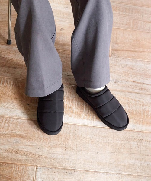 w closet（ダブルクローゼット）の「パテッドサンダル（サンダル・レディース・ドット/ホワイト系/ピンク/チェック/ブラック・M/L）」の10枚目の写真