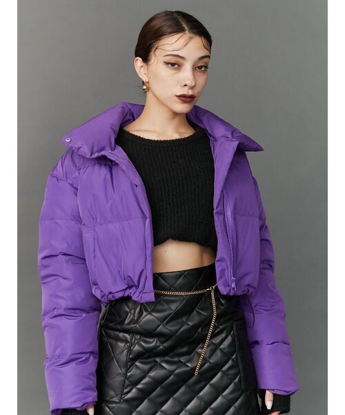 EVRIS（エヴリス）の「クロップドニットトップス（ニット/セーター・レディース・グレー/ブラック/マスタード・FREE）」の11枚目の写真