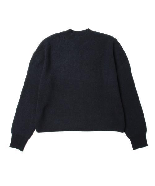 BEAMS BOY（ビームスボーイ）の「BEAMS BOY / 9ゲージ 畦編 V ハイネック（ニット/セーター・レディース・ナチュラル/オリーブ/ネイビー・ONE SIZE）」の4枚目の写真