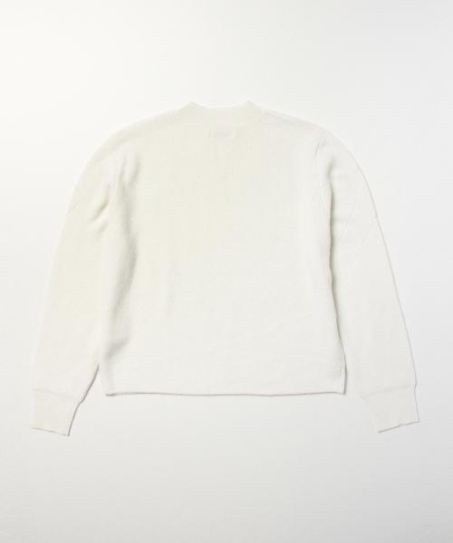BEAMS BOY（ビームスボーイ）の「BEAMS BOY / 9ゲージ 畦編 V ハイネック（ニット/セーター・レディース・ナチュラル/オリーブ/ネイビー・ONE SIZE）」の14枚目の写真
