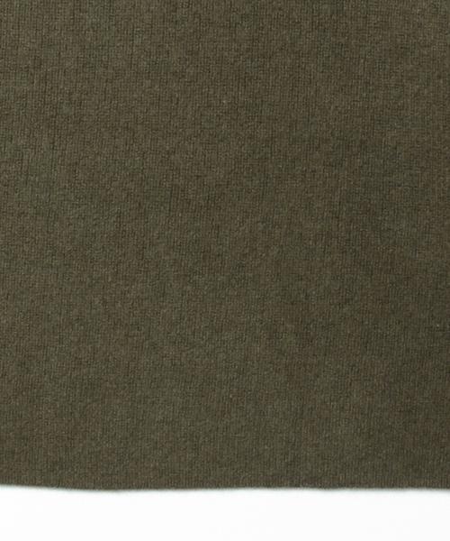 BEAMS BOY（ビームスボーイ）の「BEAMS BOY / 9ゲージ 畦編 V ハイネック（ニット/セーター・レディース・ナチュラル/オリーブ/ネイビー・ONE SIZE）」の17枚目の写真