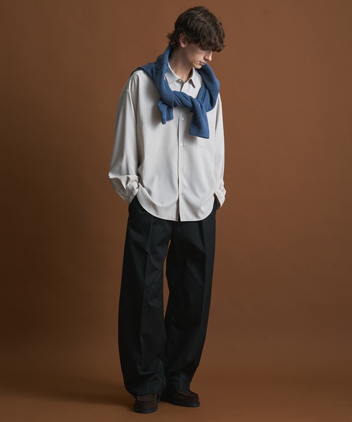 タグ付き未使用★コンフォートリラックスシャツ　パブリックトウキョウ　緑　S タグ付き未使用☆コンフォートリラックスシャツ パブリック