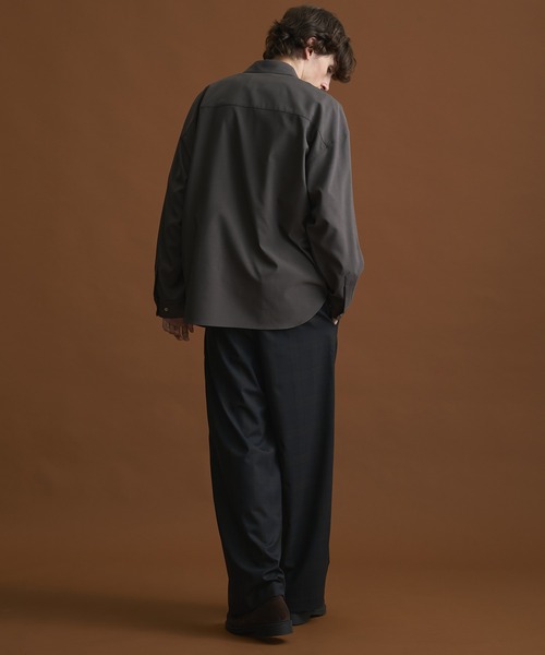 PUBLIC TOKYO コンフォートリラックスシャツ ダークブラウン 00 2025年秋冬 新色追加〉コンフォートリラックスシャツ（シャツ/ブラウス