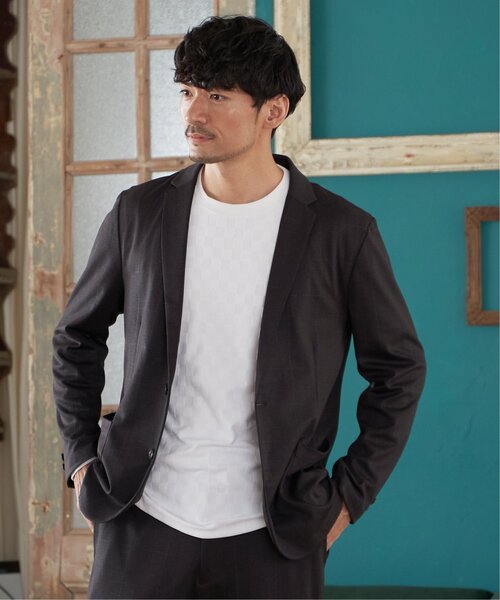 IKKA LOUNGE(イッカラウンジ)の「【セットアップ対応】GOKU楽ワーク テーラードジャケット(テーラードジャケット・メンズ・ダークブラウン/ネイビー/グレー・L/M/XL/S)」の6枚目の写真