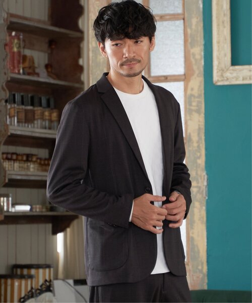 IKKA LOUNGE(イッカラウンジ)の「【セットアップ対応】GOKU楽ワーク テーラードジャケット(テーラードジャケット・メンズ・ダークブラウン/ネイビー/グレー・L/M/XL/S)」の8枚目の写真