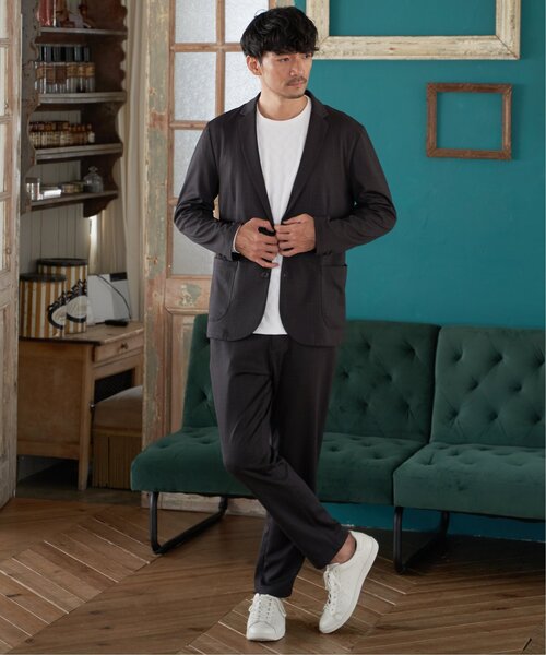 IKKA LOUNGE(イッカラウンジ)の「【セットアップ対応】GOKU楽ワーク テーラードジャケット(テーラードジャケット・メンズ・ダークブラウン/ネイビー/グレー・L/M/XL/S)」の10枚目の写真