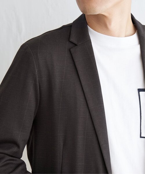 IKKA LOUNGE(イッカラウンジ)の「【セットアップ対応】GOKU楽ワーク テーラードジャケット(テーラードジャケット・メンズ・ダークブラウン/ネイビー/グレー・L/M/XL/S)」の22枚目の写真