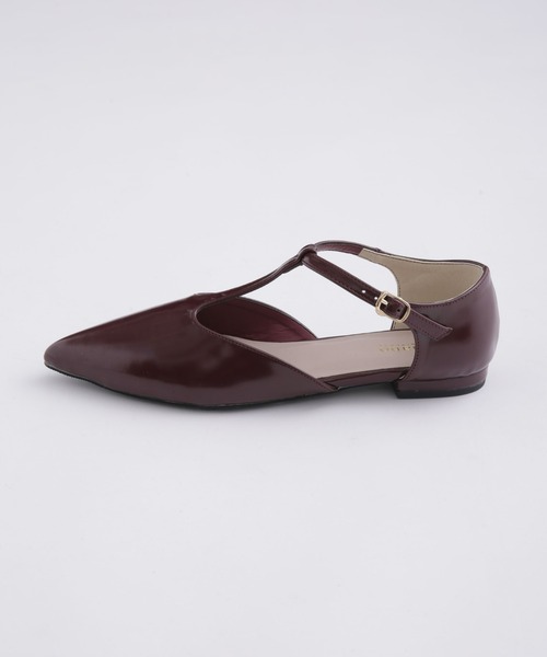 NANO universe（ナノユニバース）の「Tストラップフラットパンプス（パンプス・レディース・ブラック/ボルドー/モカ・38/36/37）」の9枚目の写真