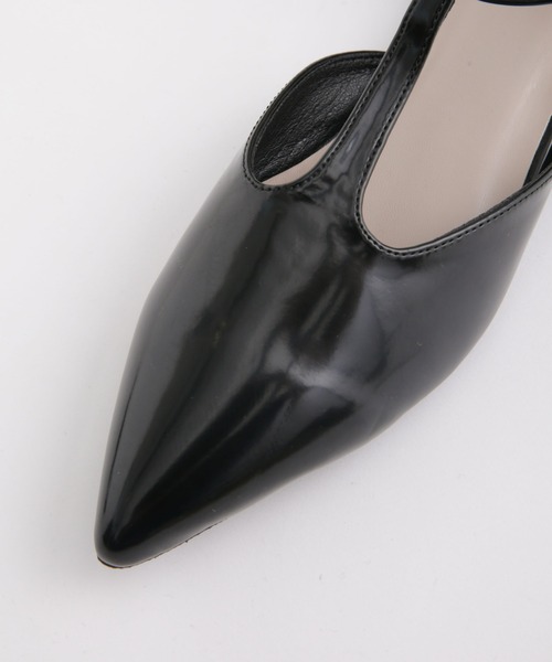 NANO universe（ナノユニバース）の「Tストラップフラットパンプス（パンプス・レディース・ブラック/ボルドー/モカ・38/36/37）」の13枚目の写真