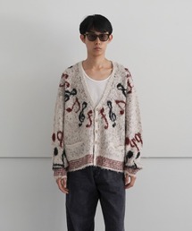 トップス FAF Fake As Flowers 24AW Cardigan FAF（フェイク アス フラワーズ）の「FAKE AS FLOWERS Notes