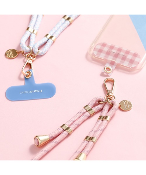 Francfranc（フランフラン）の「スマホショルダーストラップ シンプル グレー (ストラップシート付)（その他小物・レディース・グレー・FREE）」の7枚目の写真