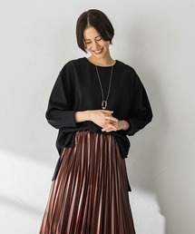 LAUTREAMONT（ロートレアモン）の「防シワパーフェクトジャージカットソー≪接触冷感/UV/ストレッチ≫（Tシャツ/カットソー）」