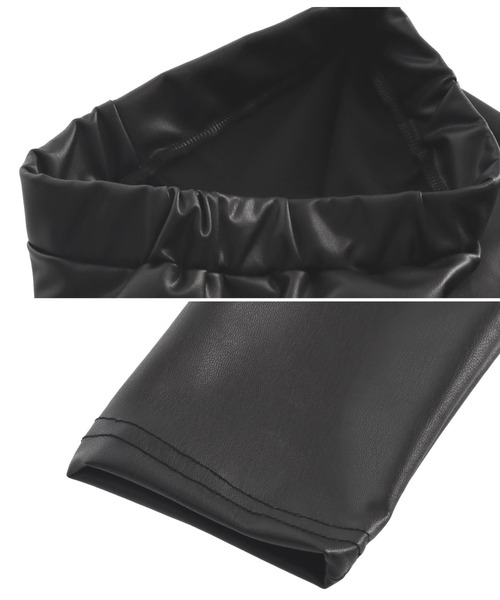 ANAP(アナップ)の「フェイクレザーレギンス(レギンス/スパッツ・レディース・ブラック・FREE)」の11枚目の写真