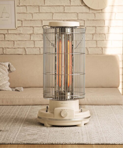AND DECO/アンドデコ】CARBON HEATER レトロ カーボン ヒーター（生活