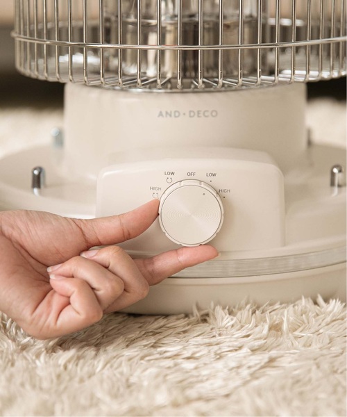 AND DECO/アンドデコ】CARBON HEATER レトロ カーボン ヒーター（生活