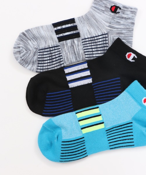 Champion(チャンピオン)の「【Champion/チャンピオン】キッズ 【3足組】スニーカーインソックス【ノンパイル】(ソックス/靴下・キッズ・その他・FREE)」の2枚目の写真