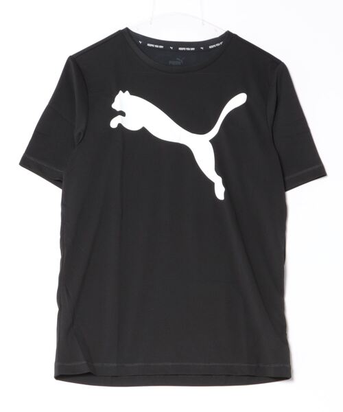 PUMA（プーマ）の「《PUMA》ACTIVE ビッグロゴ Tシャツ（Tシャツ/カットソー・メンズ・グレー/レッド/ネイビー/ホワイト/ロイヤルブルー/ブラック・S/M/XL/L）」の2枚目の写真