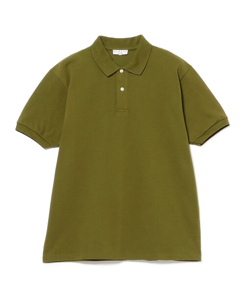 BEAMS F（ビームスエフ）の「ELACIO / カノコ ポロシャツ（ポロシャツ・メンズ・アイボリー/ブラック/グリーン/チェリーレッド/ネイビー/パープル/オレンジ/ブラウン系その他4/ケリーグリーン/ロイヤルブルー/ライトグレー/レッド系その他7/オリーブ・3/4/5）」の5枚目の写真