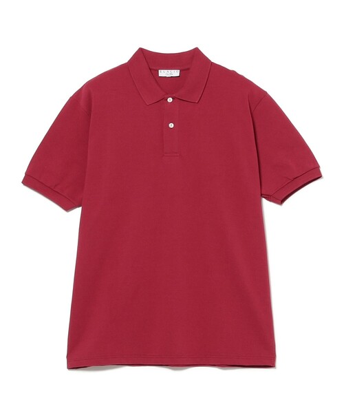 BEAMS F（ビームスエフ）の「ELACIO / カノコ ポロシャツ（ポロシャツ・メンズ・アイボリー/ブラック/グリーン/チェリーレッド/ネイビー/パープル/オレンジ/ブラウン系その他4/ケリーグリーン/ロイヤルブルー/ライトグレー/レッド系その他7/オリーブ・3/4/5）」の11枚目の写真