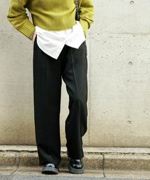 FREE'S MART | ◇【Sシリーズ対応】タックワイドストレートパンツ(スラックス)