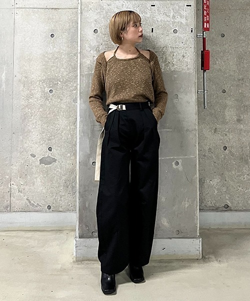 CREDONA（クレドナ）の「ドッキングメランジニット（ニット