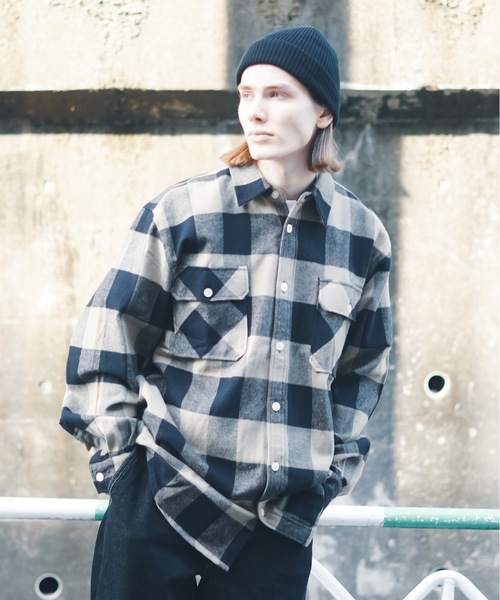 ROTHCO（ロスコ）の「【ROTHCO/ロスコ】Extra Heavyweight Buffalo Plaid Flannel Shirt　ヘビーウェイト　バッファローチェック　ブロックチェック　ネルシャツ（シャツ/ブラウス・メンズ・ブラウン系その他/グレー/レッド/オリーブ・MEDIUM/LARGE/X-LARGE）」の22枚目の写真