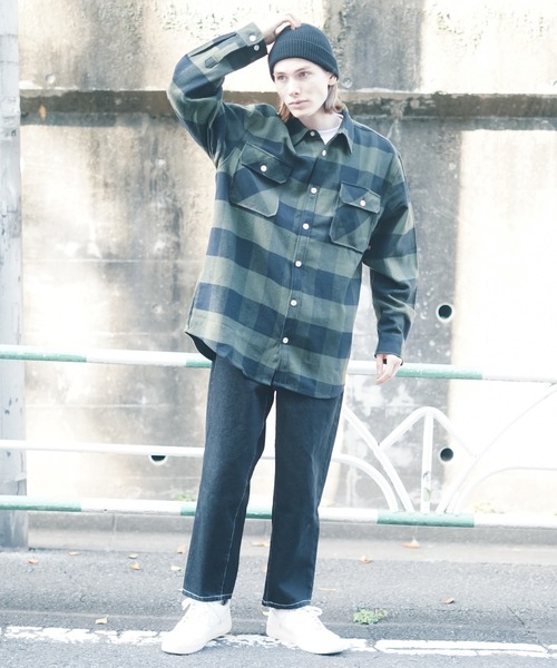 ROTHCO（ロスコ）の「【ROTHCO/ロスコ】Extra Heavyweight Buffalo Plaid Flannel Shirt　ヘビーウェイト　バッファローチェック　ブロックチェック　ネルシャツ（シャツ/ブラウス・メンズ・ブラウン系その他/グレー/レッド/オリーブ・MEDIUM/LARGE/X-LARGE）」の14枚目の写真