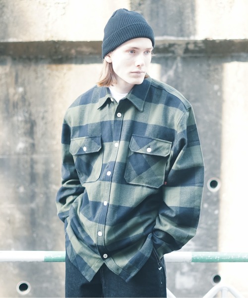 ROTHCO（ロスコ）の「【ROTHCO/ロスコ】Extra Heavyweight Buffalo Plaid Flannel Shirt　ヘビーウェイト　バッファローチェック　ブロックチェック　ネルシャツ（シャツ/ブラウス・メンズ・ブラウン系その他/グレー/レッド/オリーブ・MEDIUM/LARGE/X-LARGE）」の15枚目の写真