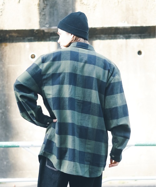 ROTHCO（ロスコ）の「【ROTHCO/ロスコ】Extra Heavyweight Buffalo Plaid Flannel Shirt　ヘビーウェイト　バッファローチェック　ブロックチェック　ネルシャツ（シャツ/ブラウス・メンズ・ブラウン系その他/グレー/レッド/オリーブ・MEDIUM/LARGE/X-LARGE）」の18枚目の写真