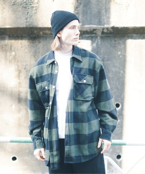ROTHCO（ロスコ）の「【ROTHCO/ロスコ】Extra Heavyweight Buffalo Plaid Flannel Shirt　ヘビーウェイト　バッファローチェック　ブロックチェック　ネルシャツ（シャツ/ブラウス・メンズ・ブラウン系その他/グレー/レッド/オリーブ・MEDIUM/LARGE/X-LARGE）」の16枚目の写真