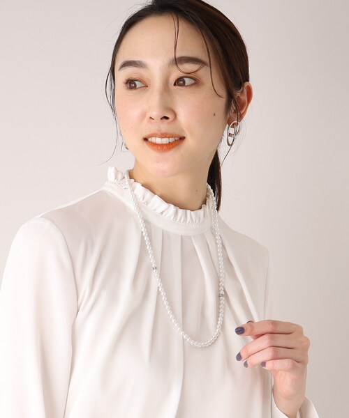 UNTITLED（アンタイトル）の「◆【セレモニー】2連フェイクパールネックレス（ネックレス・レディース・シルバー/ゴールド・99）」の8枚目の写真