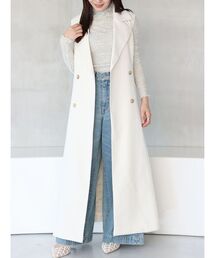 MERCURYDUO | ベルト付ロングジレ(ベスト)