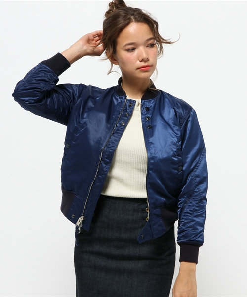 BEAMS BOY（ビームスボーイ）の「●ENGINEERED GARMENTS×BEAMS BOY　/ FL-1 JK 15FW（ブルゾン・レディース・ネイビー・P/X-SMALL）」の7枚目の写真